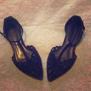 Isola flat black shoes
